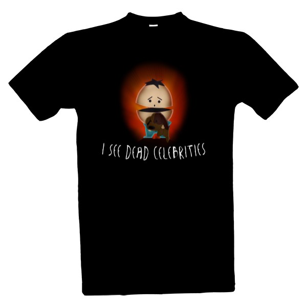 Tričko s potiskem Mrtvé celebrity EN